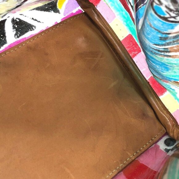 PRADA Venetian print Tote Bag Vinyl/Leather Multicolore/SilverHardware - Picture 7 of 16